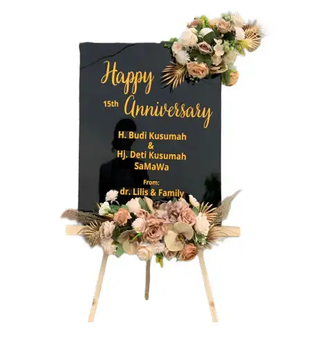 Papan Bunga Akrilik Prasung